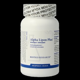 Biotics Biotics Alpha lipon plus 90 Capsules
