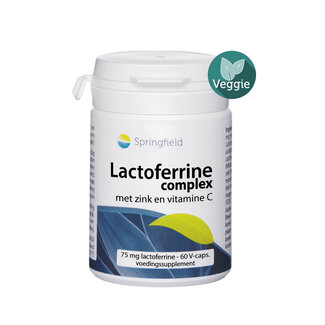 Springfield Springfield Lactoferrine 75mg 60 Vegetarische capsules
