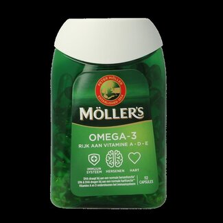 Mollers Möller's Omega-3 capsules d'huile de poisson 112 Capsules