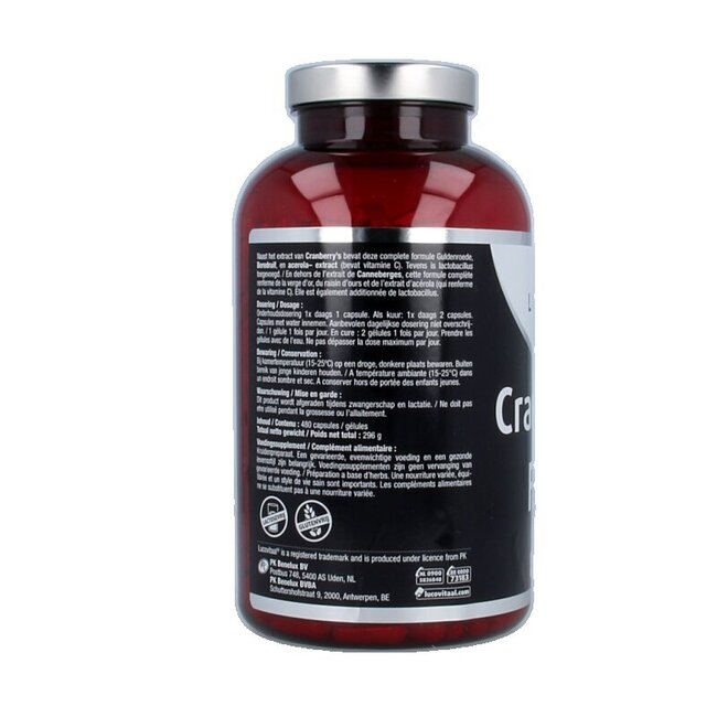 Lucovitaal Cranberry x-tra 480 Capsules