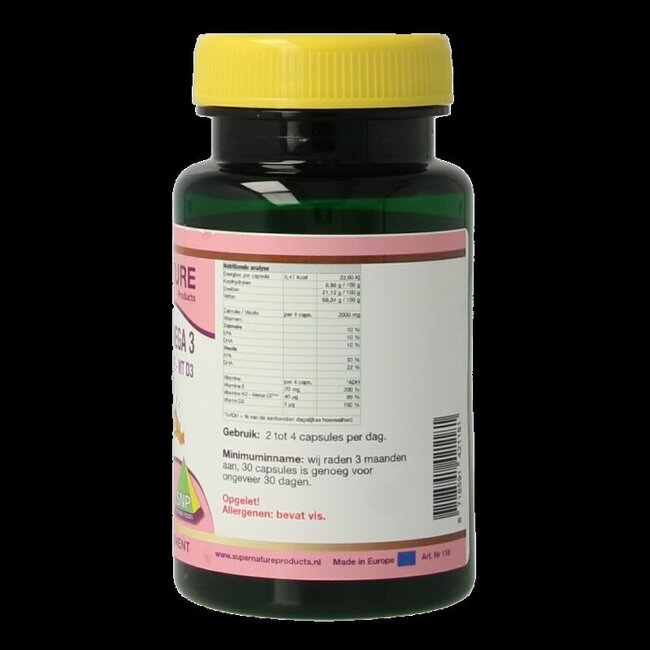 SNP Zalmolie & vit. K2 mena Q7 & vit. D3 & vit. E 30 Capsules