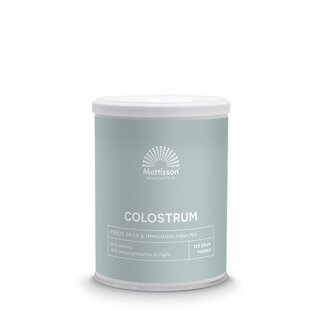 Mattisson Mattisson Colostrum poeder 30% IgG 125 Gram