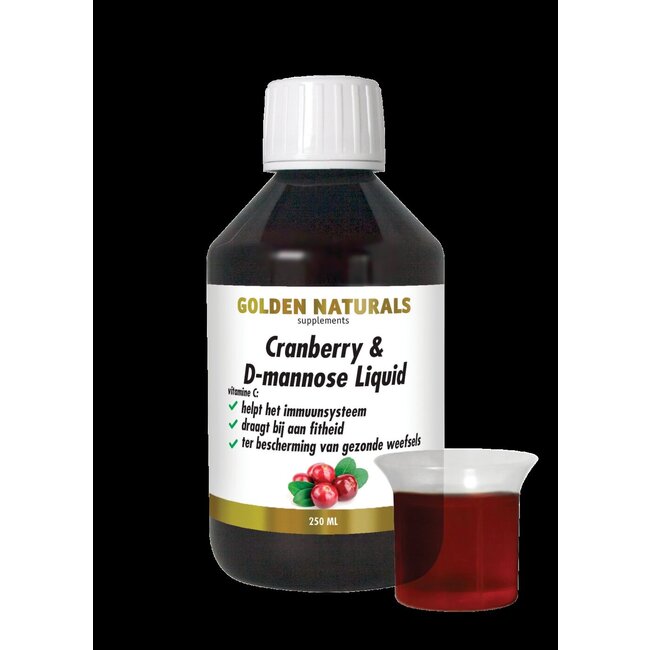 Golden Naturals Cranberry & D-Mannose liquid 250 Milliliter