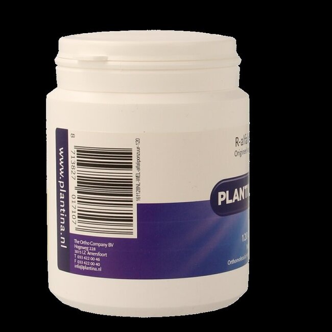 Plantina R-Alfaliponzuur natuurlijk 120 Capsules
