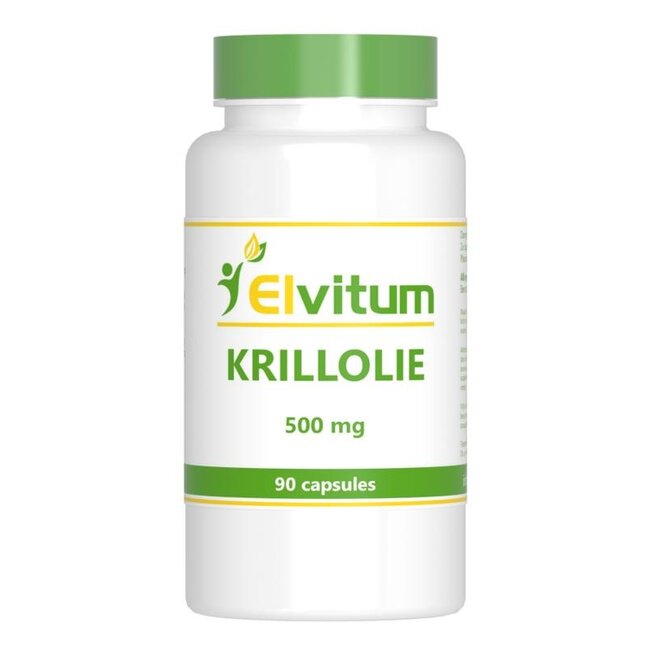 Elvitum Krill olie 500mg 90 Capsules
