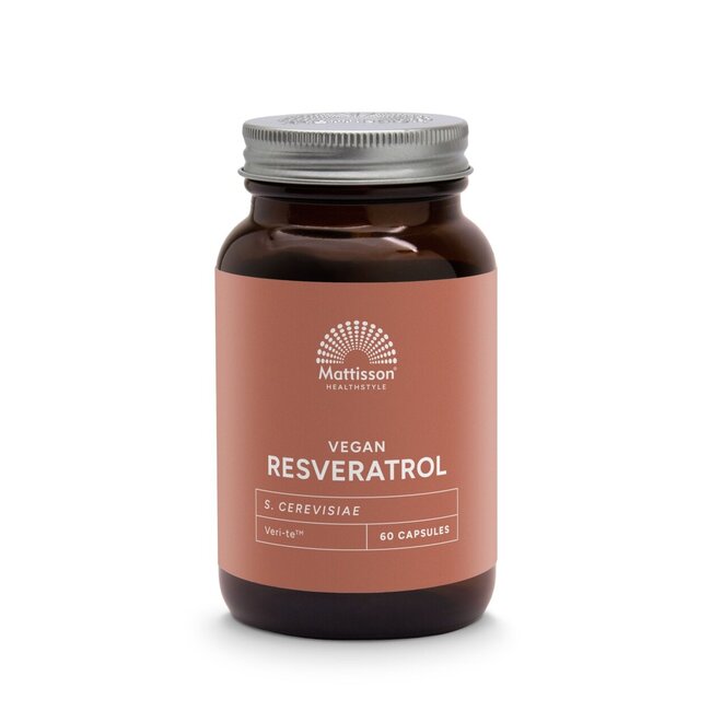 Mattisson Absolute Resveratrol 98% gefermenteerd veri-te 60 Vegetarische capsules