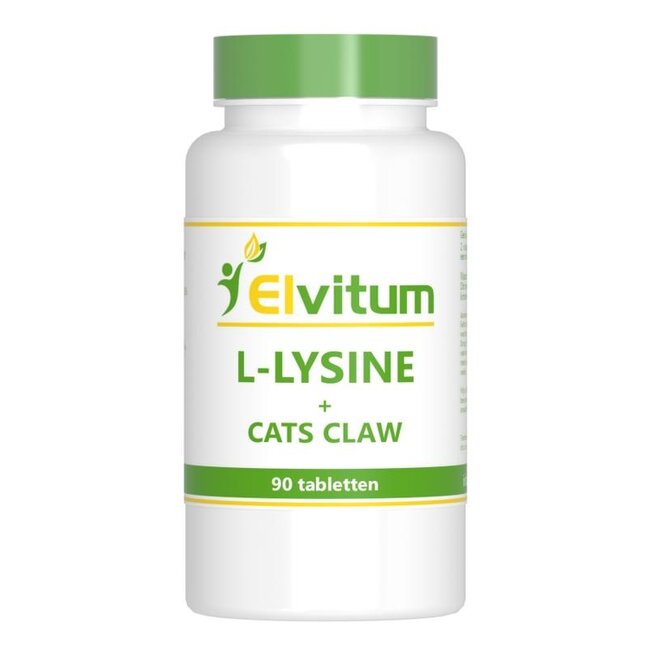 Elvitum L-Lysine cats claw 90 Tabletten