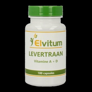 Elvitum Elvitum Levertraan A D3 100 Capsules
