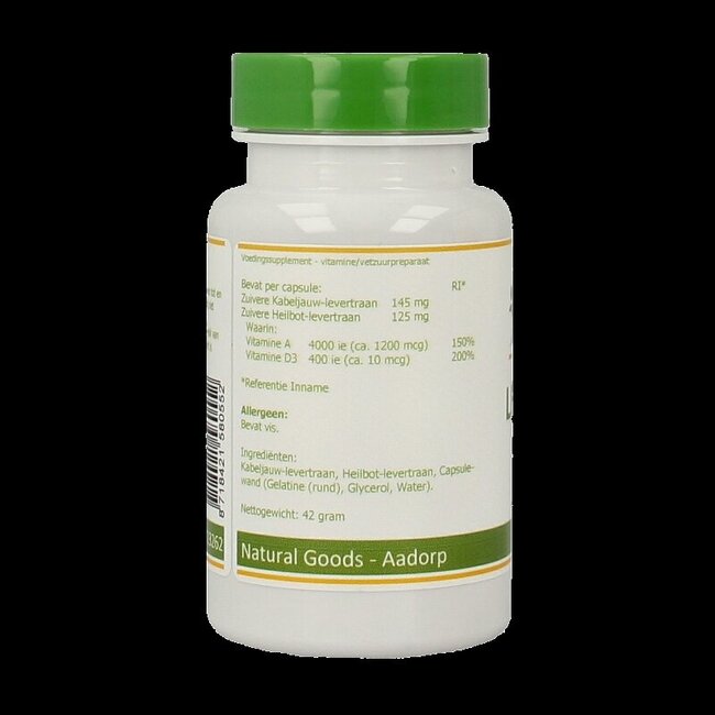 Elvitum Huile de Foie de Morue A D3 100 Capsules