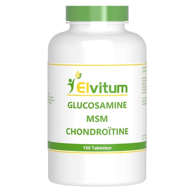 Elvitum Glucosamine MSM chondroitine 180 Tabletten