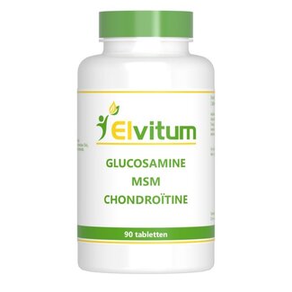 Elvitum Elvitum Glucosamine MSM chondroïtine 90 comprimés