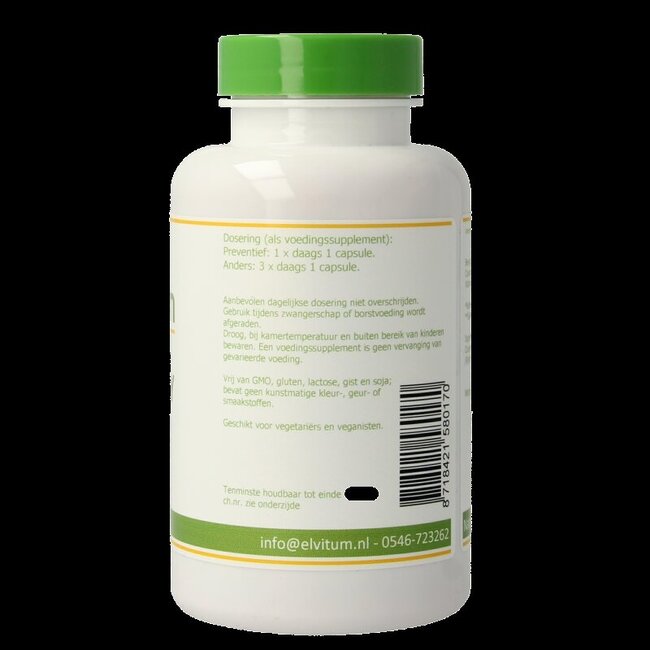 Elvitum Cranberry + 60 mg de vitamine C 150 gélules végétales