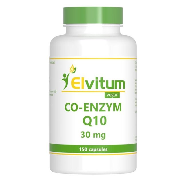 Elvitum Co-enzym Q10 30mg 150 Vegetarische capsules