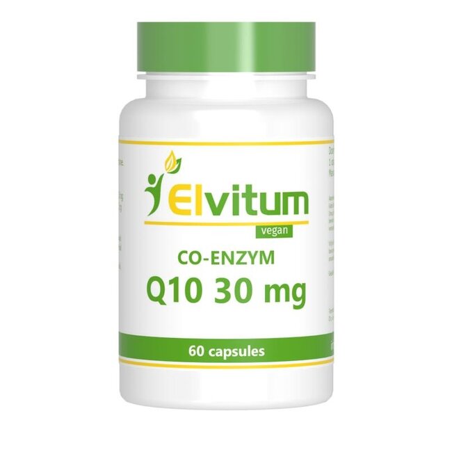 Elvitum Co-enzym Q10 30mg 60 Vegetarische capsules