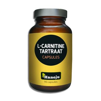 Hanoju Hanoju L-Carnitine & L-Tartraat 90 Vegetarische capsules