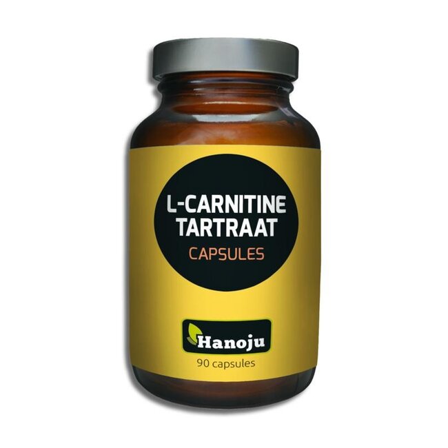 Hanoju L-Carnitine & L-Tartraat 90 Vegetarische capsules