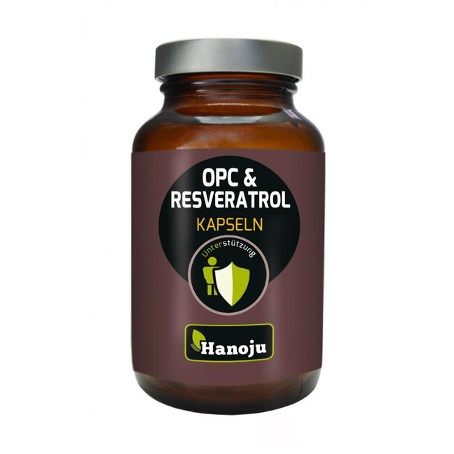 Hanoju OPC resveratrol camu camu 60 Vegetarische capsules