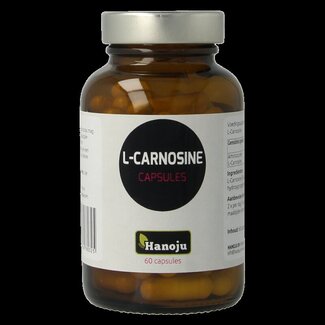 Hanoju Hanoju L-Carnosine 400mg 60 Vegetarische capsules