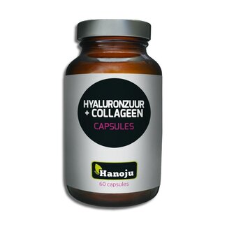 Hanoju Hanoju Hyaluronzuur & collageen 60 Vegetarische capsules
