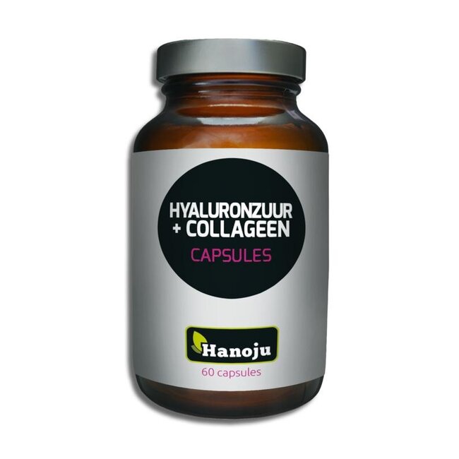 Hanoju Hyaluronzuur & collageen 60 Vegetarische capsules