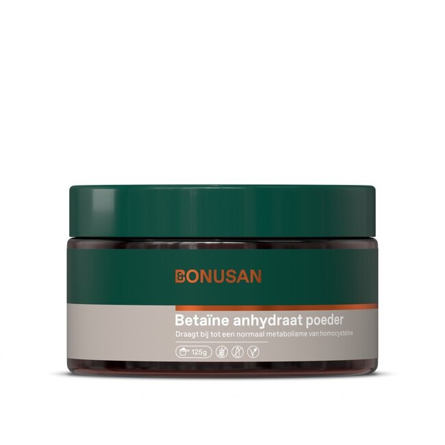 Bonusan Betaine anhydraat poeder 125 Gram