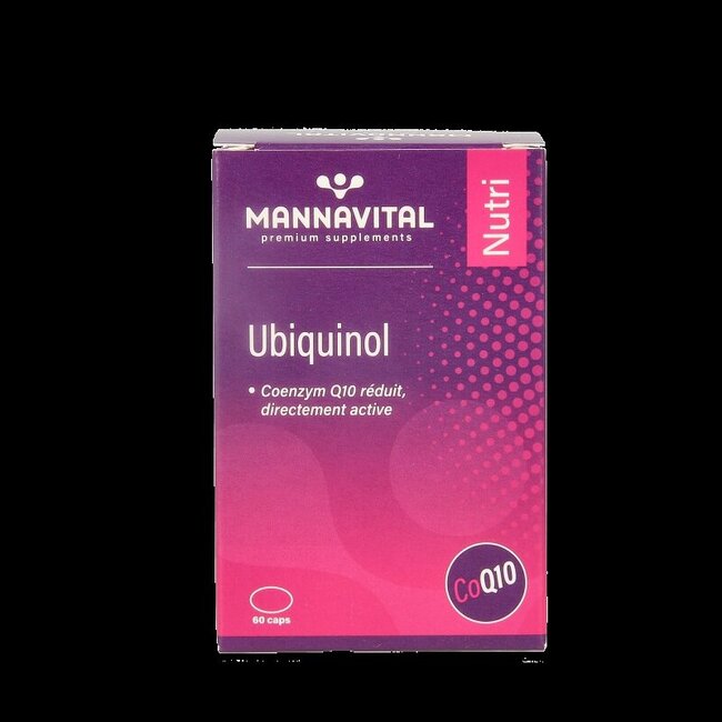 Mannavital Ubiquinol co-enzym Q10 60 Capsules