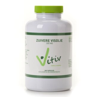 Vitiv Vitiv Zuivere visolie 500mg  360 Capsules