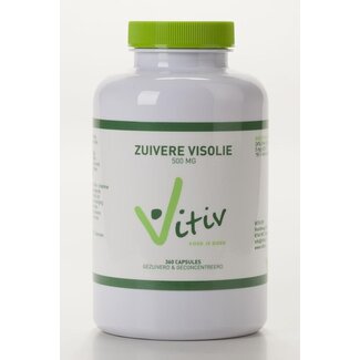 Vitiv Vitiv Zuivere visolie 500mg 100 Capsules