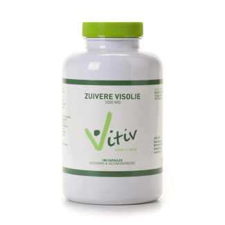 Vitiv Vitiv Zuivere visolie 1000mg 180 Capsules