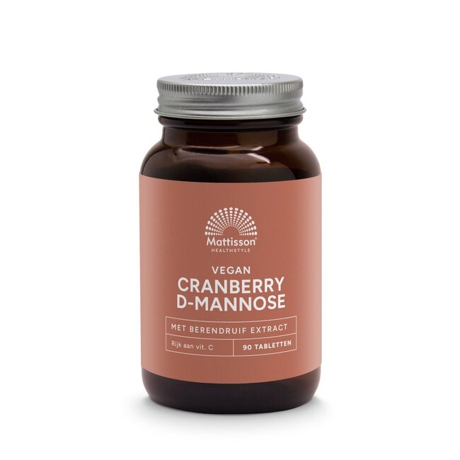 Mattisson Cranberry D-Mannose met berendruif extract 90 Tabletten