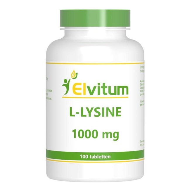 Elvitum L-Lysine 1000mg 100 Tabletten