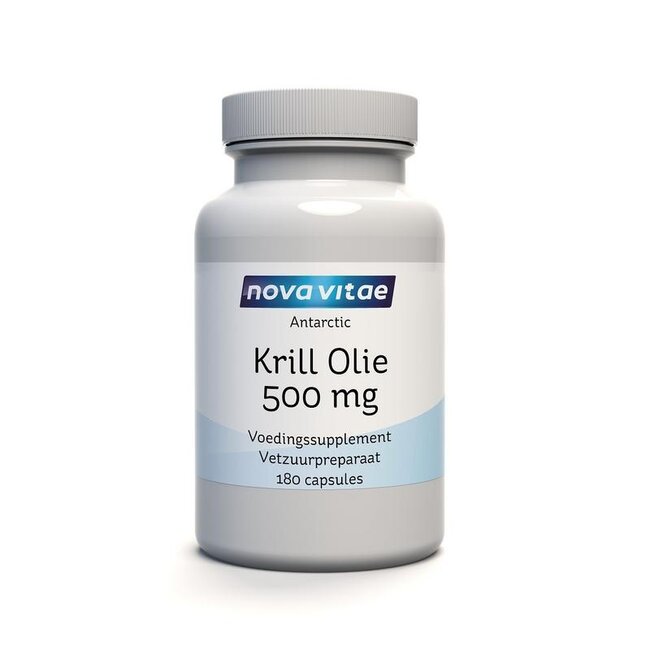 Nova Vitae Antarctic krill olie 500mg 180 Capsules