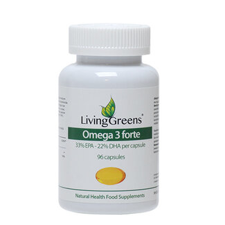 Livinggreens Livinggreens Omega 3 visolie forte 96 Capsules