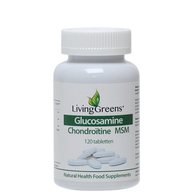 Livinggreens Glucosamine chondroitine MSM 120 Tabletten