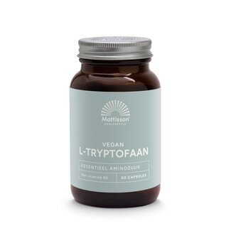 Mattisson Mattisson L-Tryptofaan 500mg met B6 60 Vegetarische capsules