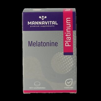 Mannavital Mannavital Melatonine platinum 120 Smelttabletten