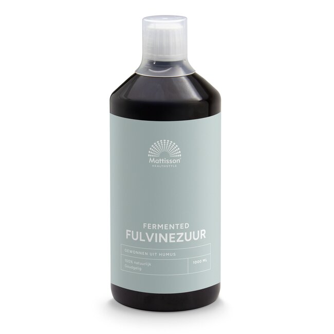 Mattisson Fermented fulvine zuur - fulvic acid 1000 Milliliter