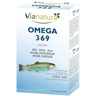 Vianatura Vianatura Omega 3 6 9 40 Capsules