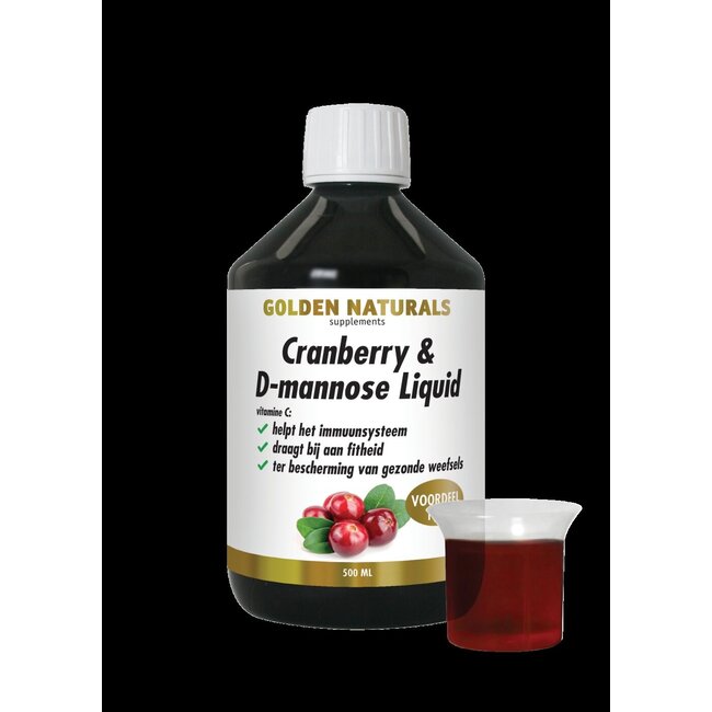 Golden Naturals Cranberry & D-Mannose liquid 500 Milliliter