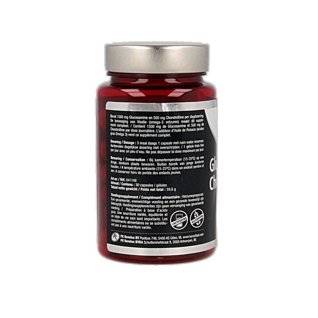 Lucovitaal Glucosamine Chondroïtine Huile de Poisson 30 Capsules