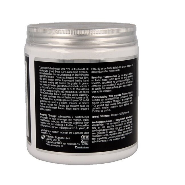 Lucovitaal Colon phyta vezelpoeder 300 Gram