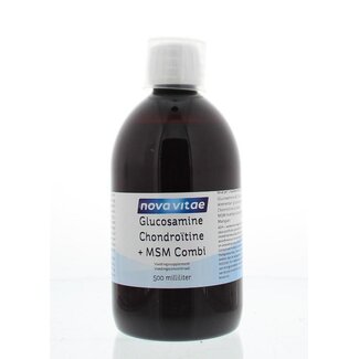 Nova Vitae Nova Vitae Glucosamine chondroitine MSM combi 500 Milliliter