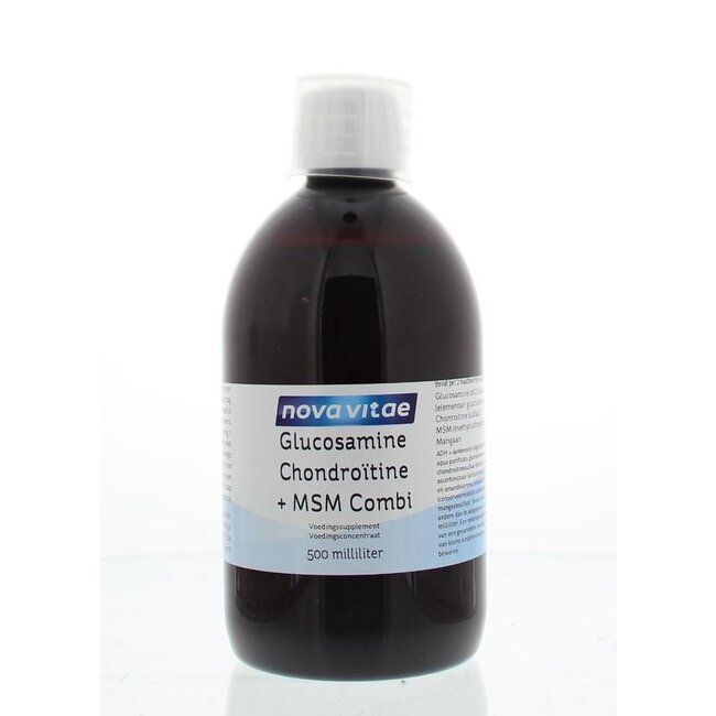 Nova Vitae Glucosamine chondroitine MSM combi 500 Milliliter