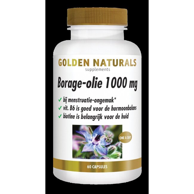 Golden Naturals Borage olie 60 Capsules