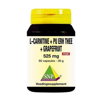 SNP SNP L-Carnitine pu erh grapefruit 60 Capsules