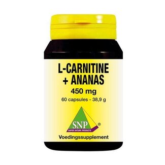 SNP SNP L-Carnitine ananas 450mg 60 Capsules