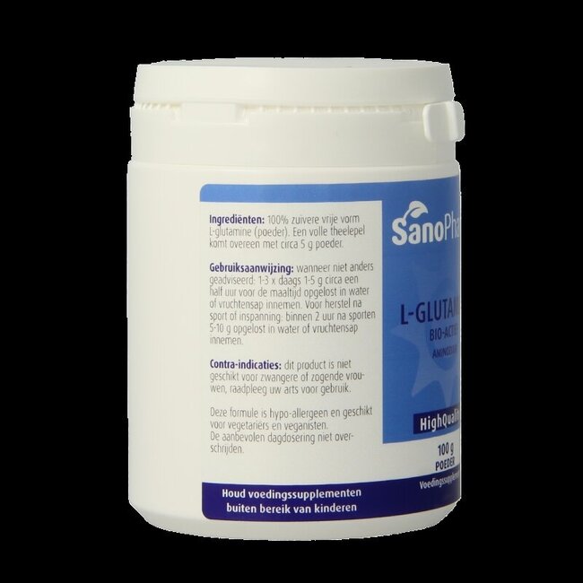 SanoPharm L-Glutamine  100 Gram