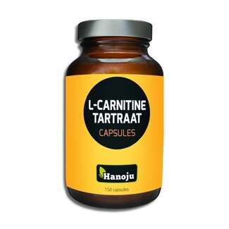 Hanoju Hanoju L-Carnitine & L-Tartraat 150 Vegetarische capsules