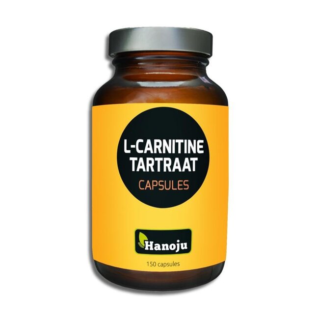 Hanoju L-Carnitine & L-Tartraat 150 Vegetarische capsules