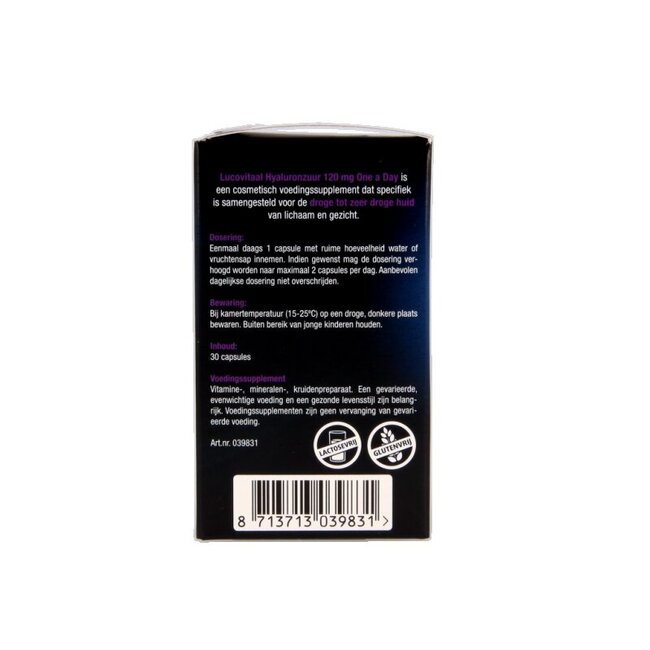 Lucovitaal Acide Hyaluronique peau sèche 30 Capsules